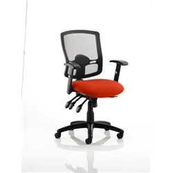 Portland Iii Task Operator Chair Black Mesh Back Pimento Co
