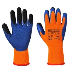 Portwest Duo-Therm Glove M Orange/Bl (Pack of 12)