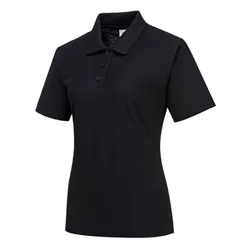 Portwest Naples Womens Polo Shirt S Blk