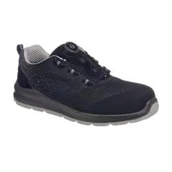 Portwest Portwest Compositelite Wire Lace Safety Trainer 40 Blk/Gry