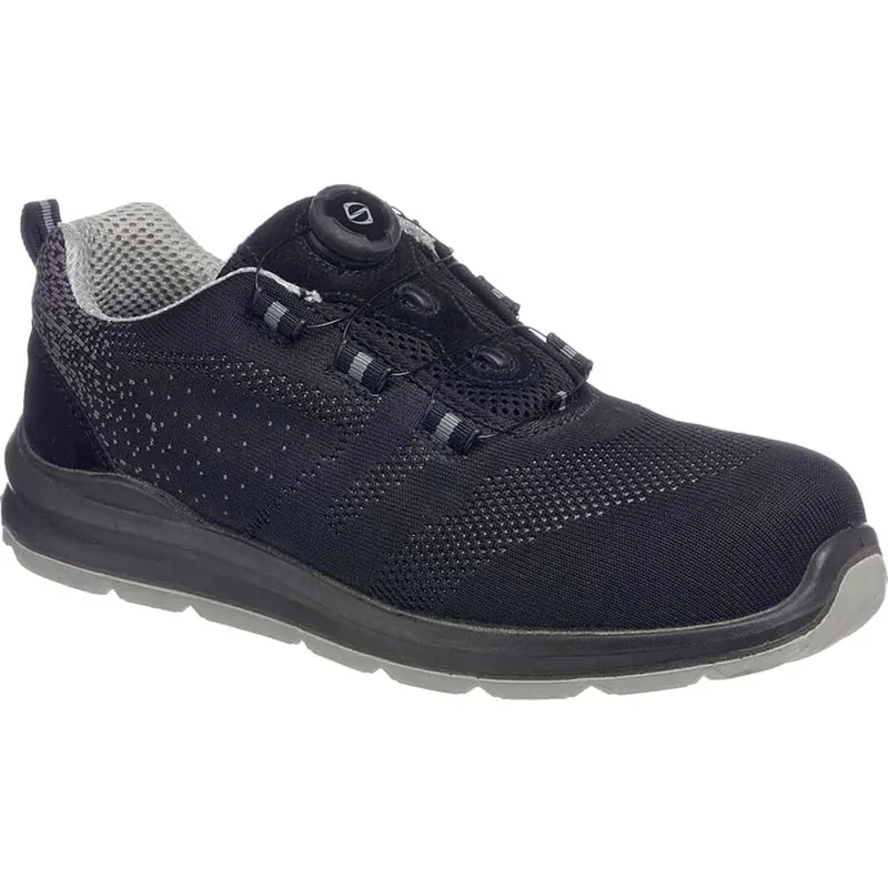 Portwest Portwest Compositelite Wire Lace Safety Trainer 45 Blk/Gry