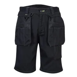 Portwest PW3 Holster Work Shorts 32 Blk