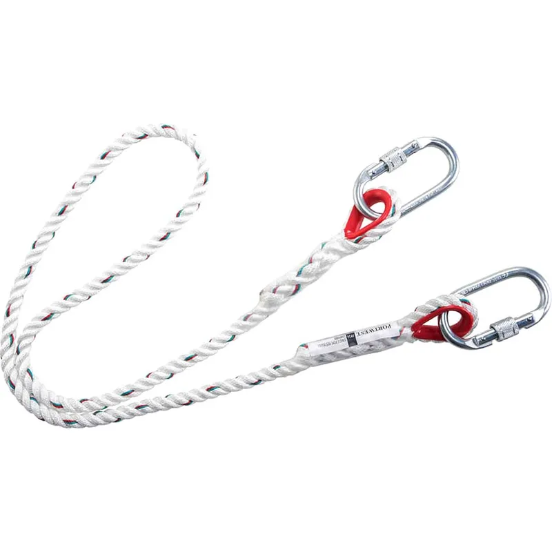 Portwest Single Rope 15m Restraint Lanyard White