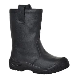 Portwest Steel Leather Rigger Boot S3 SR 38 Blk