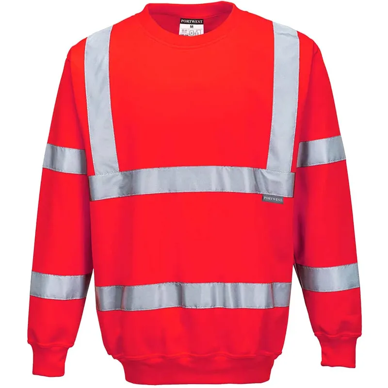 Unbranded Hi-Vis Sweatshirt (Red) 3 XL