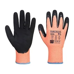Vis-Tex HR Cut Winter Glove (Orange & Black) Small
