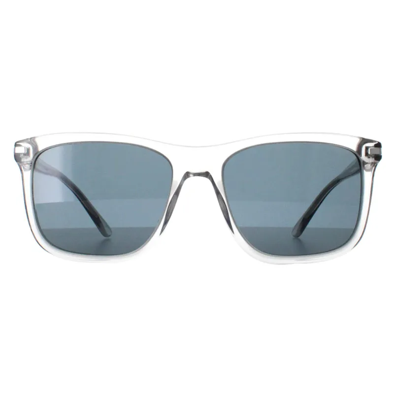 Prada Rectangle Womens Grey Crystal Blue Pr18ws - One Size
