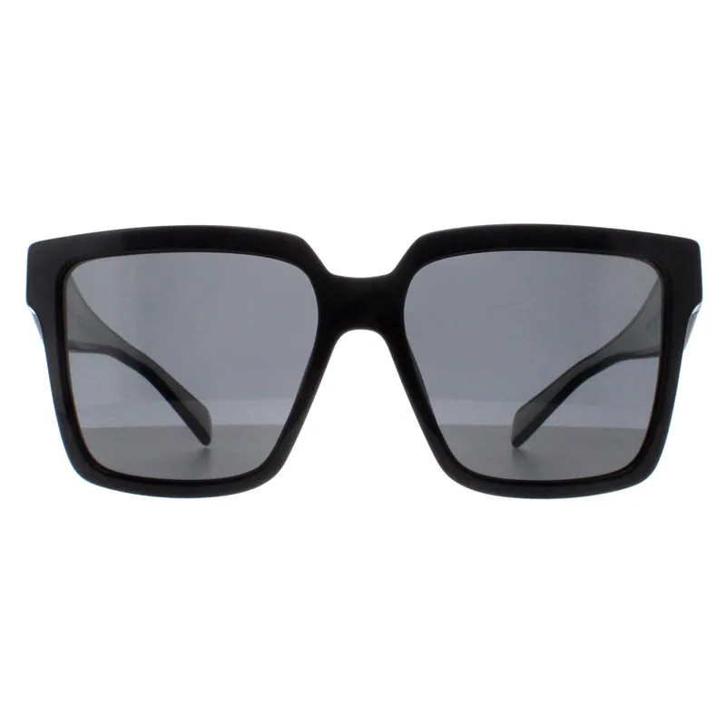 Prada Square Womens Black Dark Grey Pr24zs - One Size