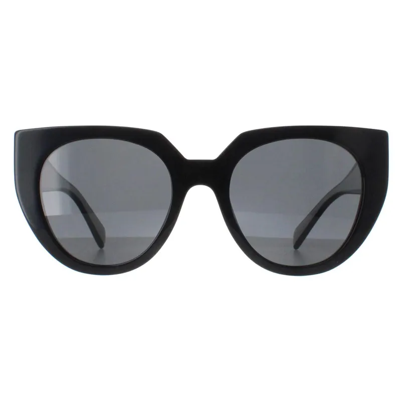Prada Women's Cat Eye Black & Talc Dark Grey PR14WS Black One Size
