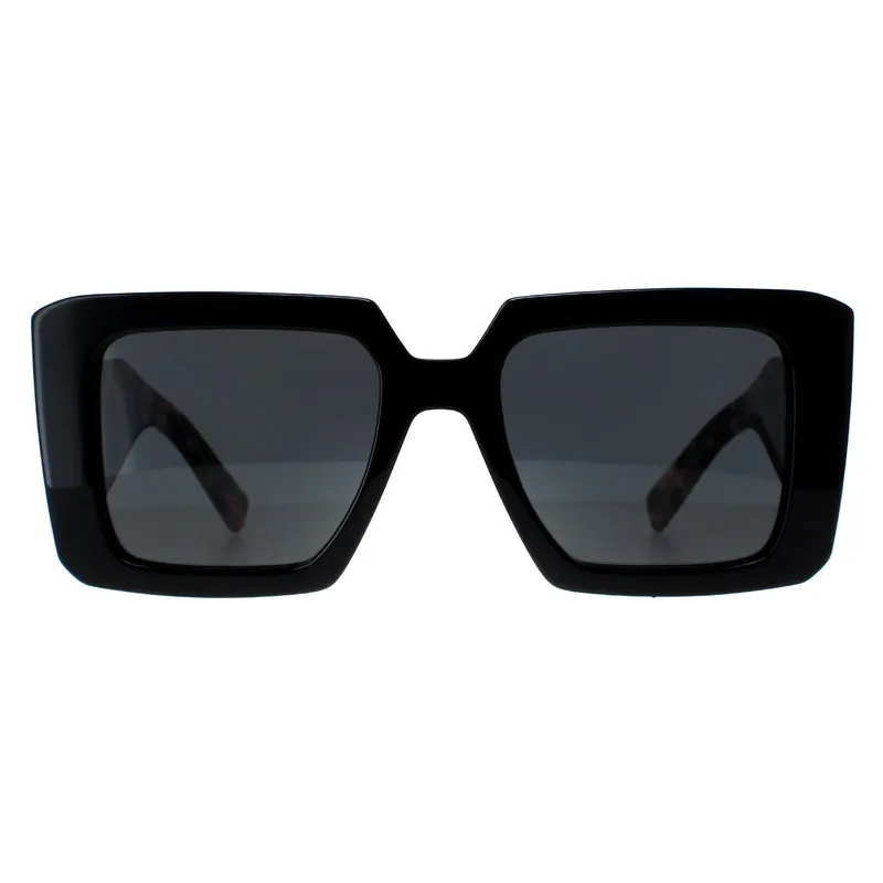 Prada Women's Square Black Dark Grey PR23YS Black One Size