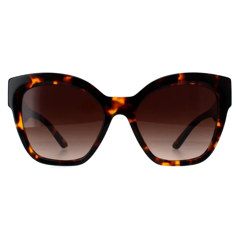 Prada Women's Square Honey Tortoise Brown Gradient PR17ZS Brown One Size