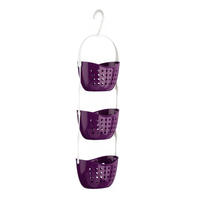 3 Tier Purple Shower Caddy - Premier Housewares