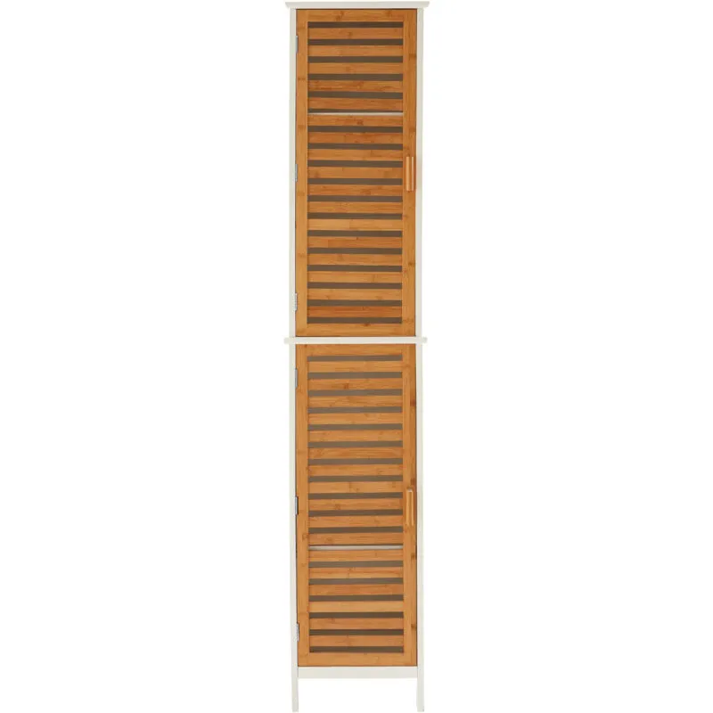 Premier Housewares - 2 Single 4 Inner Shelves Standing Cabinet