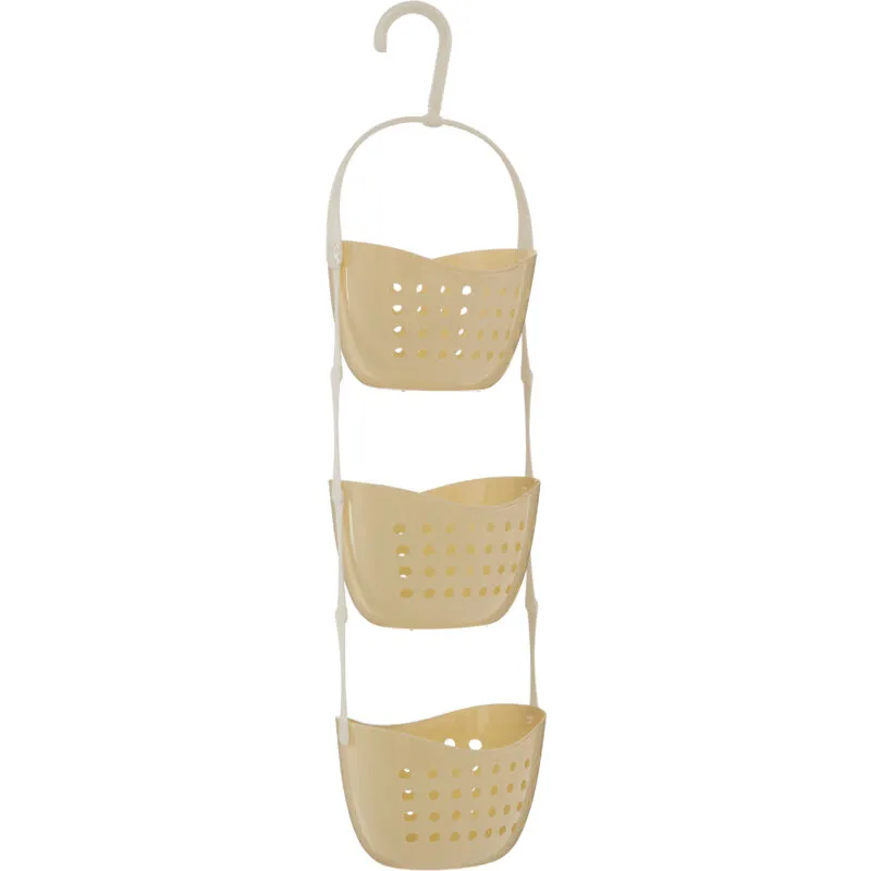 Premier Housewares - 3 Tier Cream Shower Caddy