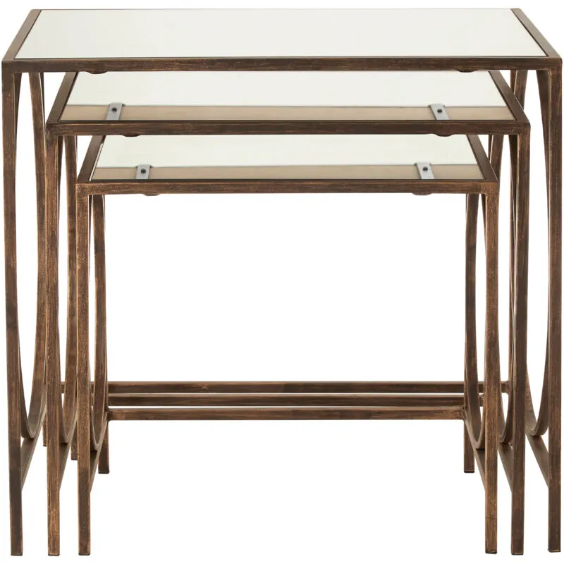 Premier Housewares - Avantis Nest Of 3 Tables