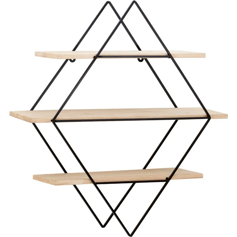Premier Housewares - Brixton 3 Tier Rhombus Shelves