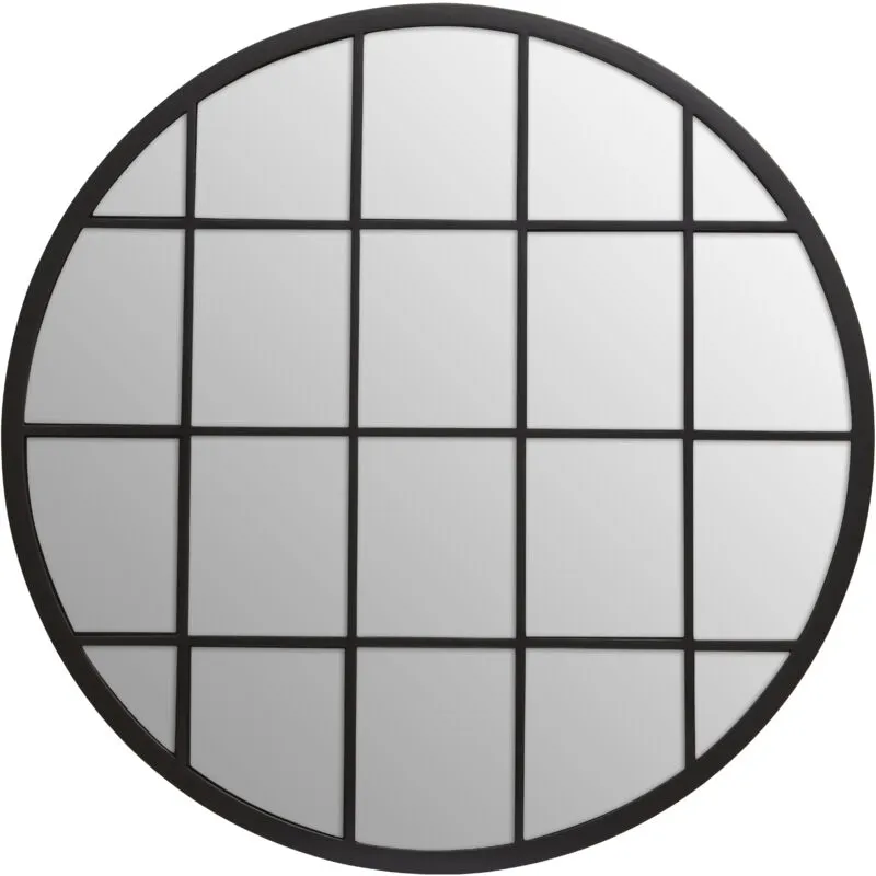 Premier Housewares - Descartes Round Metal Wall Mirror