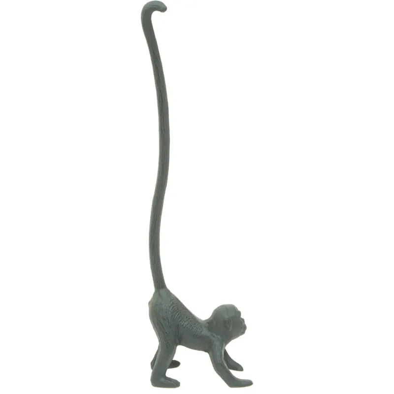 Orsina Fauna Monkey Toilet Roll Holder in Grey Grey