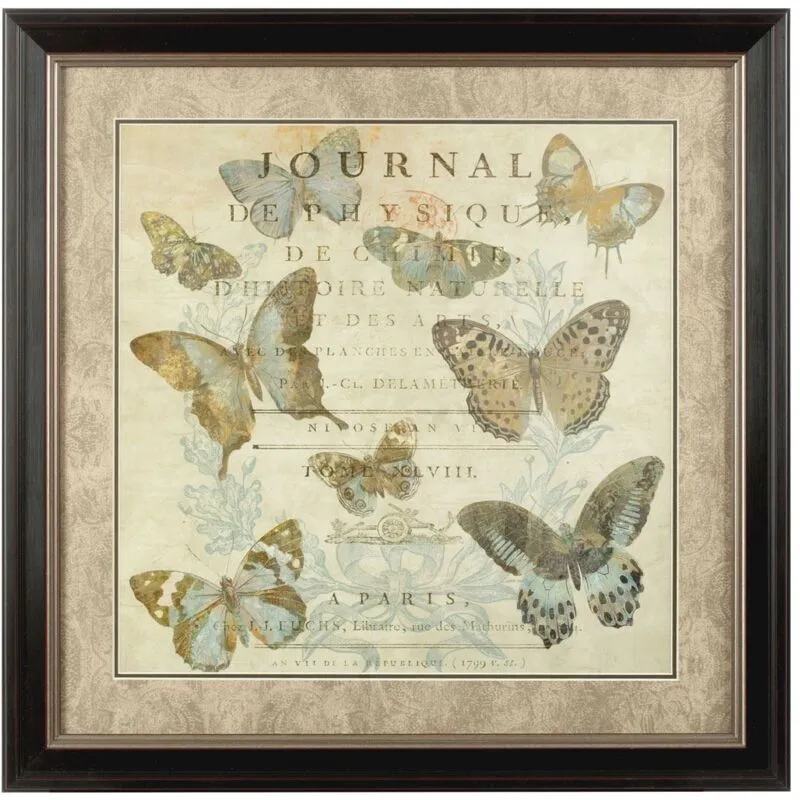 Premier Housewares Framed Butterfly 1 Wall Art