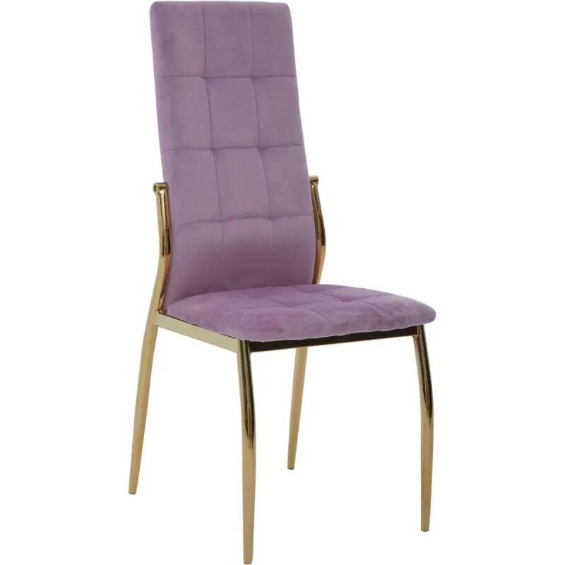 Orsina Velvet Dining Chair, Modern Dining Chair, Velvet Upholstered Dining Chair for Home in Purple Purple