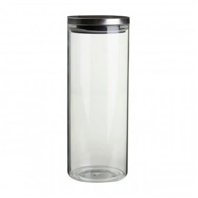Premier Housewares - Interiors by Premier Practical Design Storage Jar 1600ml, Elegant House Spice Jars, Durable Kitchen Storage Container For Kitchen