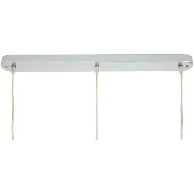 Premier Housewares - Jasper Chrome Horizontal Pendant Light