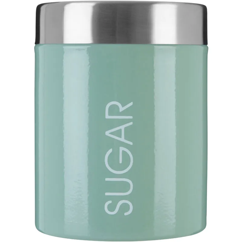 Premier Housewares - Liberty Pistachio Enamel Sugar Canister