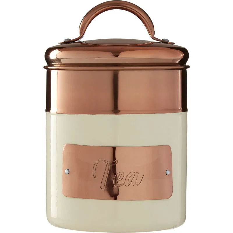 Orsina Prescott Cream & Copper Utensil Holder Cream