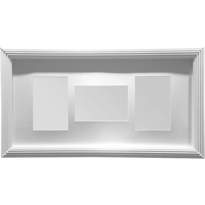 Premier Housewares - White 3 Photo Multi Photo Frame