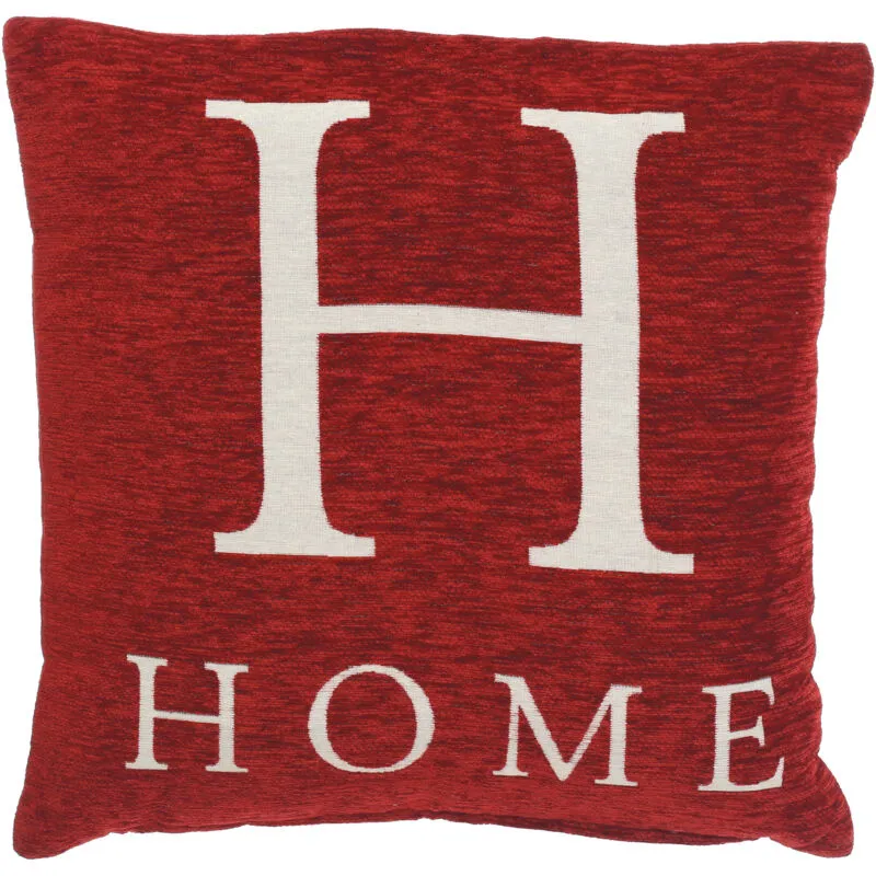 Housewares Words 'Home' Red Cushion - Premier