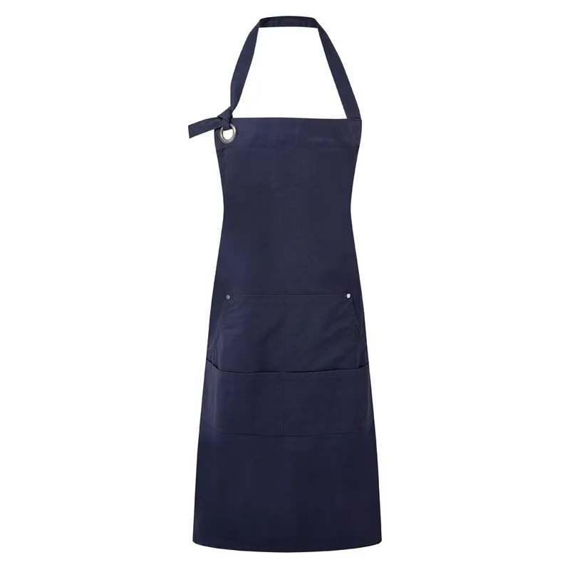 Premier Calibre Heavy Canvas Pocket Apron in Navy Navy