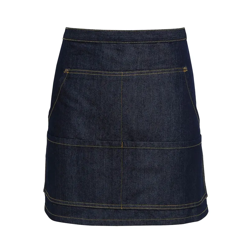 Premier Jeans Stitch Denim Waist Apron Pack of 2 in Indigo Indigo