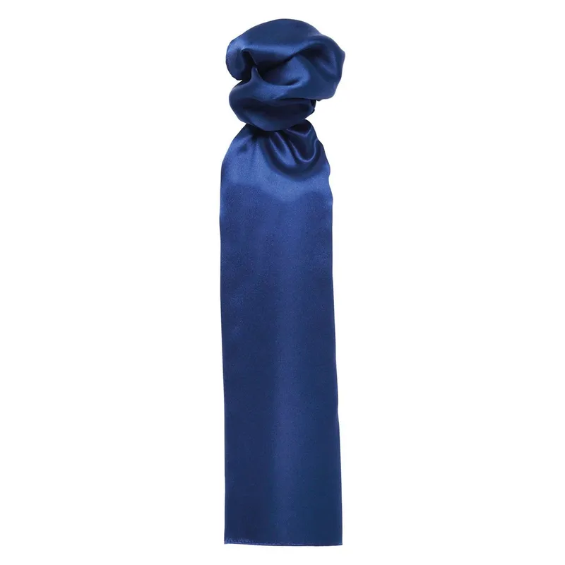 Premier Men's Colours Plain Scarf in Blue Blue