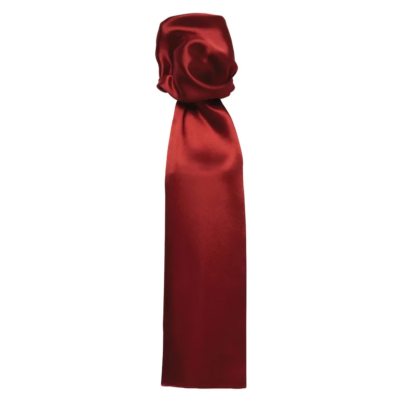 Premier Unisex Colours Plain Scarf (Burgundy) - One Size