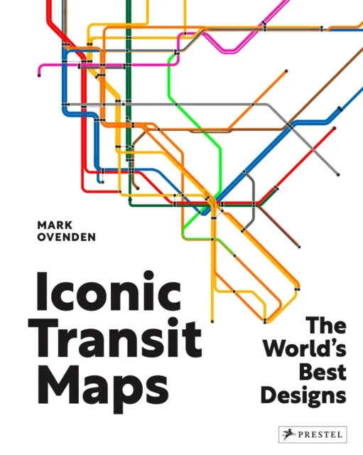 Mark Ovenden Iconic Transit Maps Hardback Book Multicolor