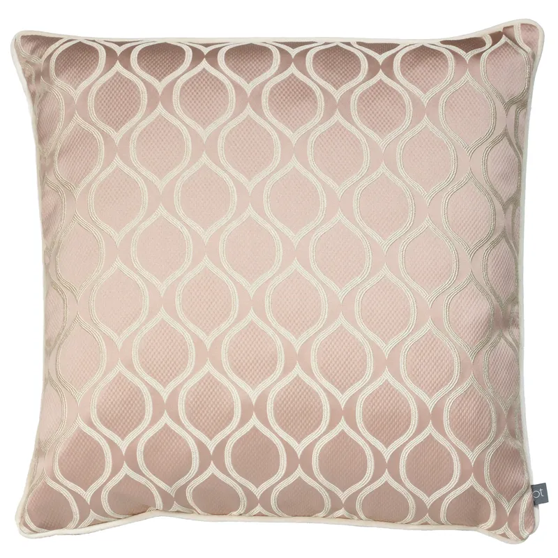 Prestigious Textiles Solitaire Geometric Cushion - Rose - One Size