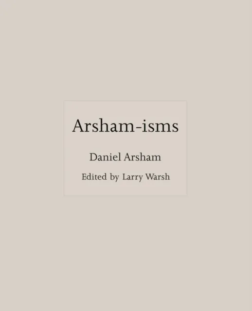 Princeton University Press Arsham-Isms