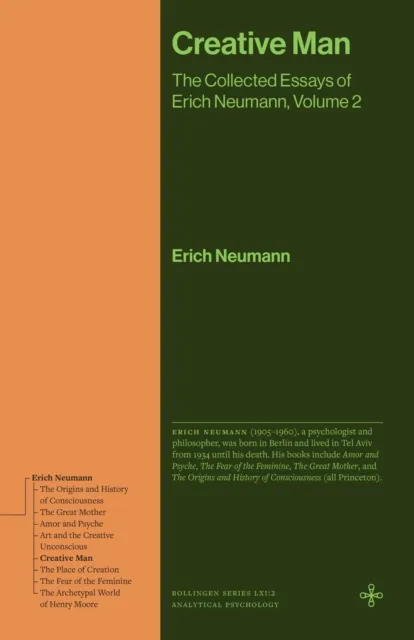 Princeton University Press Creative Man : The Collected Essays Of Erich Neumann, Volume 2