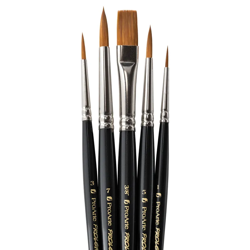 Pro Arte W3 Prolene Watercolour Brush Set Of 5