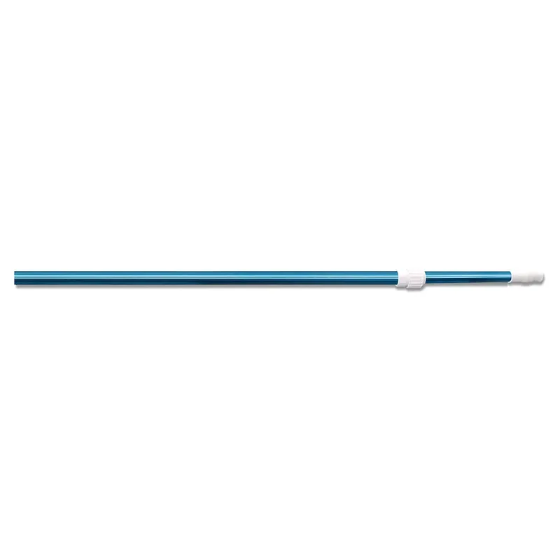 Productos Qp Telescopic Handle With Clip Fixing 180-360cm Blue / White 180-360 cm unisex