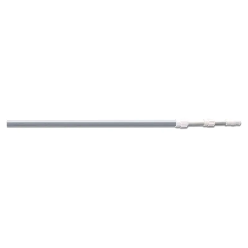 Productos Qp Telescopic Handle With Wing Nut Fixing 180-360cm Grey / White 180-260 cm unisex