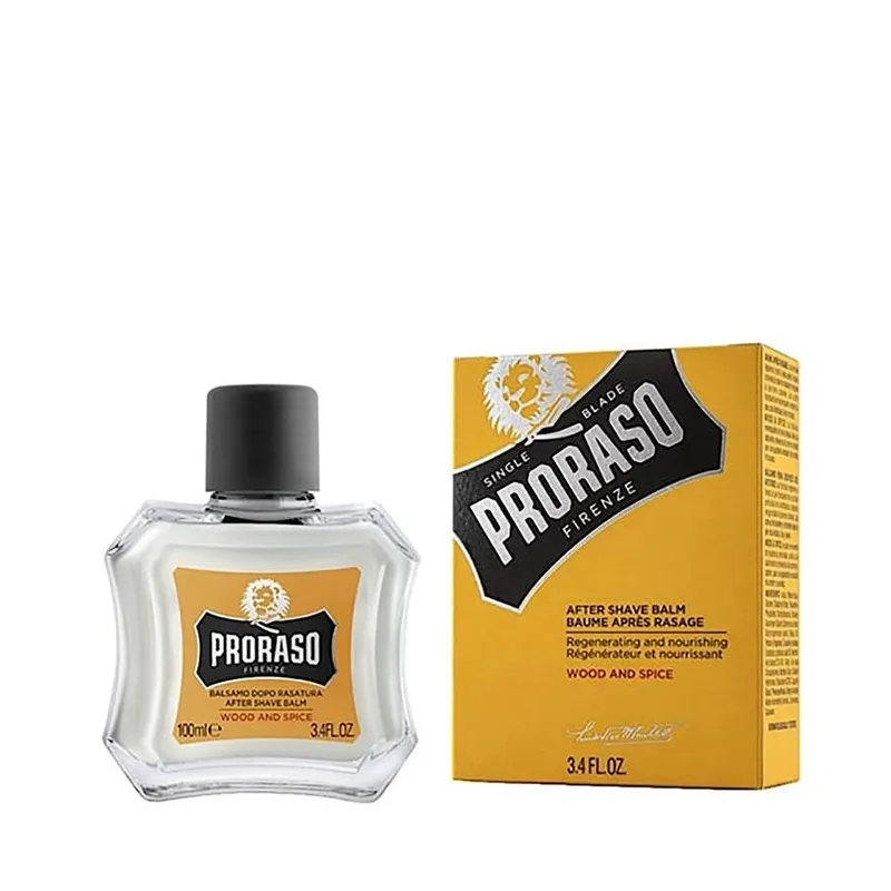 Proraso Men's After Shave Balm 100ml Wood & Spice in Yellow Yellow 100ml female