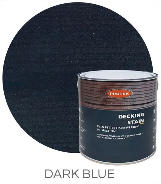 Protek Decking Stain - Dark Blue 2.5 Litre