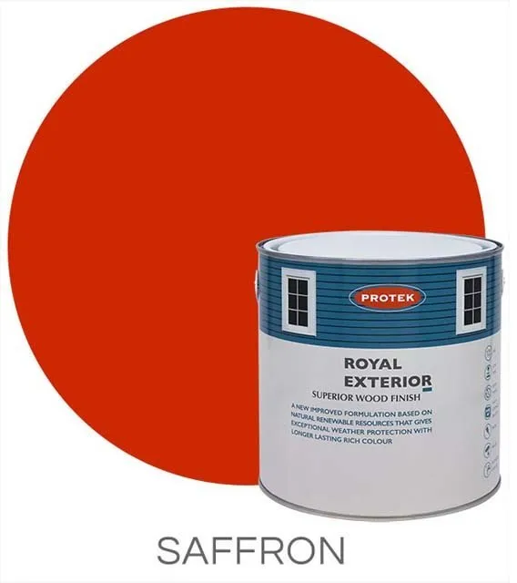 Protek Royal Exterior Paint 1 Litre - Saffron - Protek Royal Exterior Paint 1 Litre - Saffron