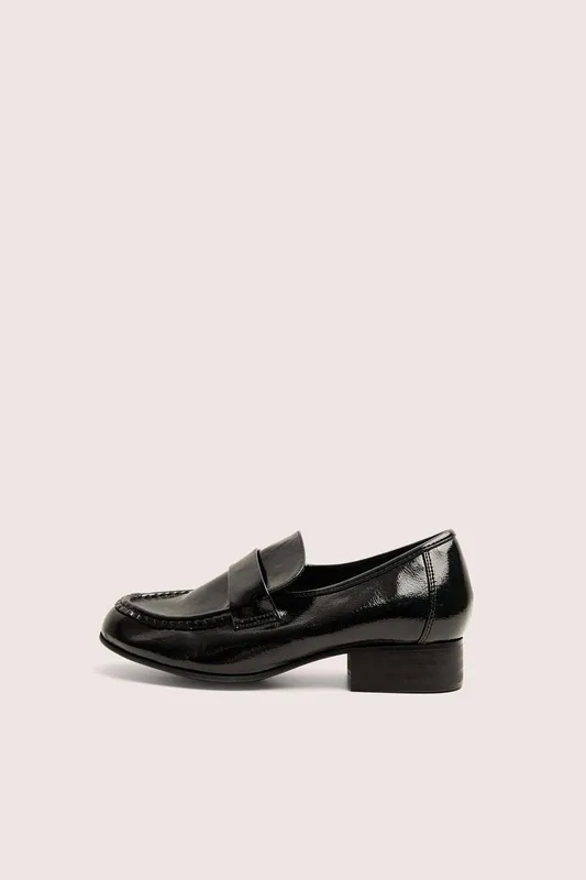 Public Desire Women's Haboo Black Loafers Size: 6 Black 6 female