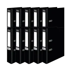 Pukka Brights Lever Arch File A4 Black (10 Pack) BR-7757