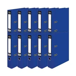 Pukka Brights Lever Arch File A4 Navy (10 Pack) BR-7996