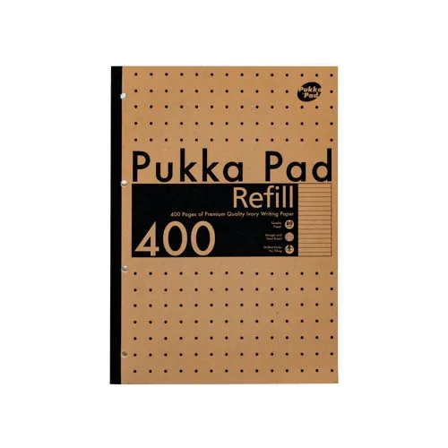 Pukka Pad Pukka A4 400 Page Refill Pad (4 Packs of 5)