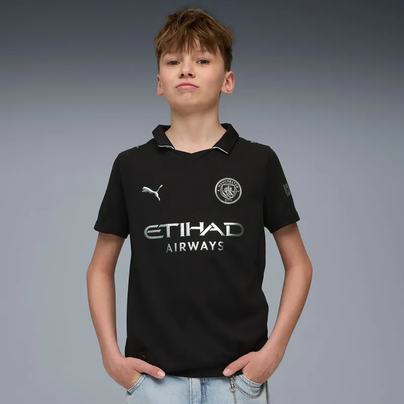 Puma Man City 25/26 Away Football Shirt Jnr