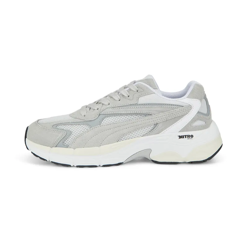 Puma Unisex Teveris Nitro Trainers - Grey Leather - Size Uk 10